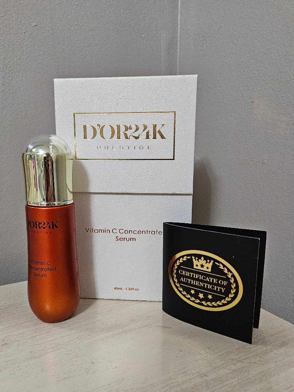 D'OR 24K VITAMIN C CONCENTRATED SERUM - 1.09 fl oz \ 30 g - BRAND NEW - SEALED